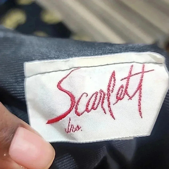 SCARLETT's Vintage 80s Lace Gothic Witchy Grunge Dress - Picture 12 of 13